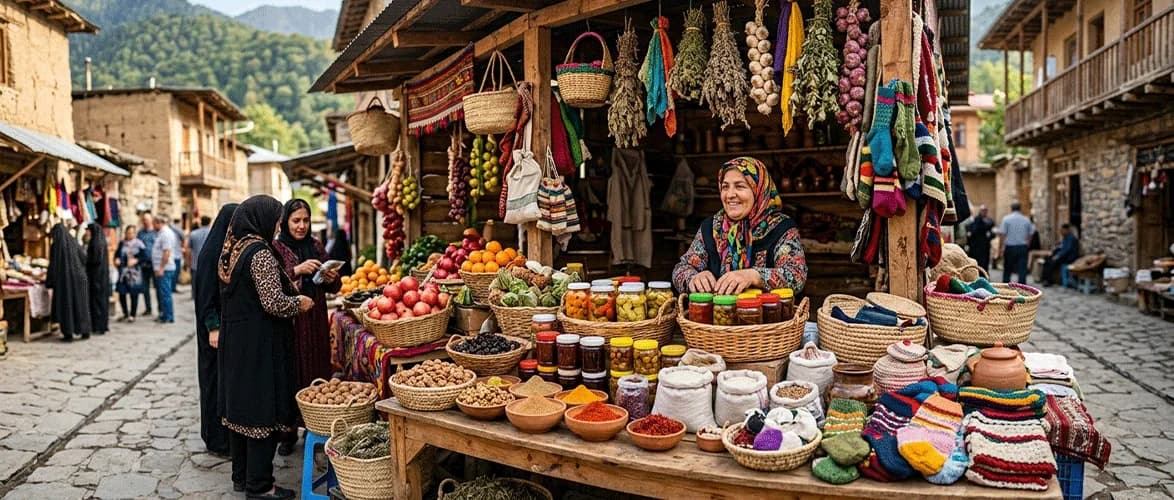 بازار محلی و خرید سوغات در لنگرود؛ از حال وهوای بازار تا طعم های ماندگار شمال